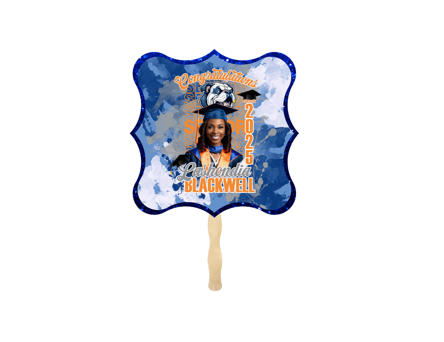 Custom Graduation Fans