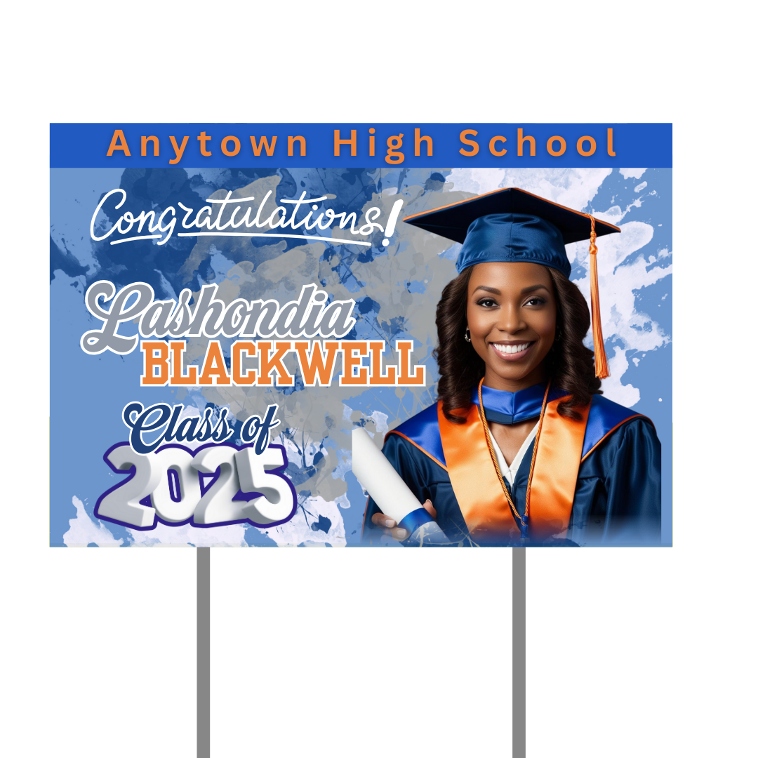 Custom Graduate Yard Sign