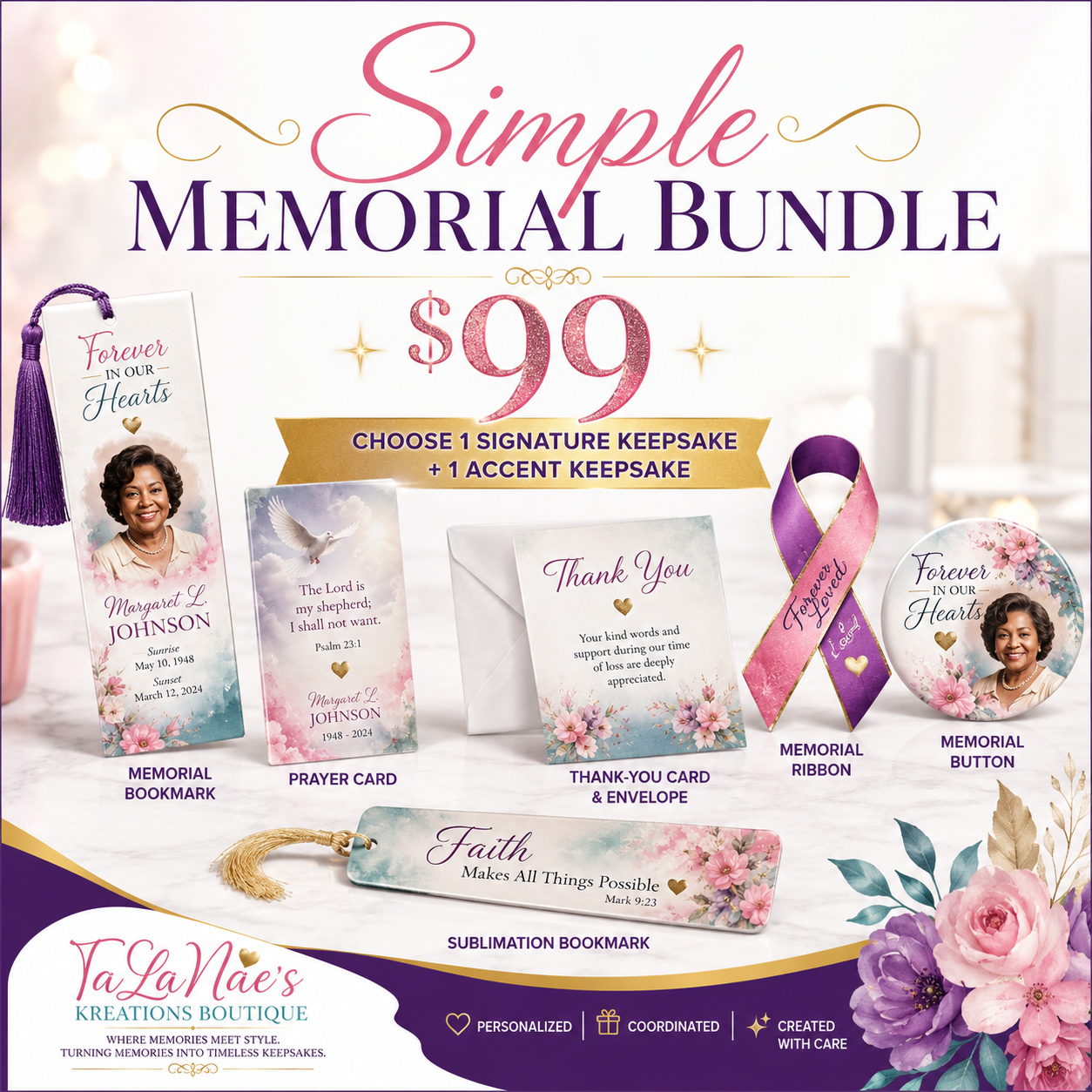 Simple Memorial Bundle