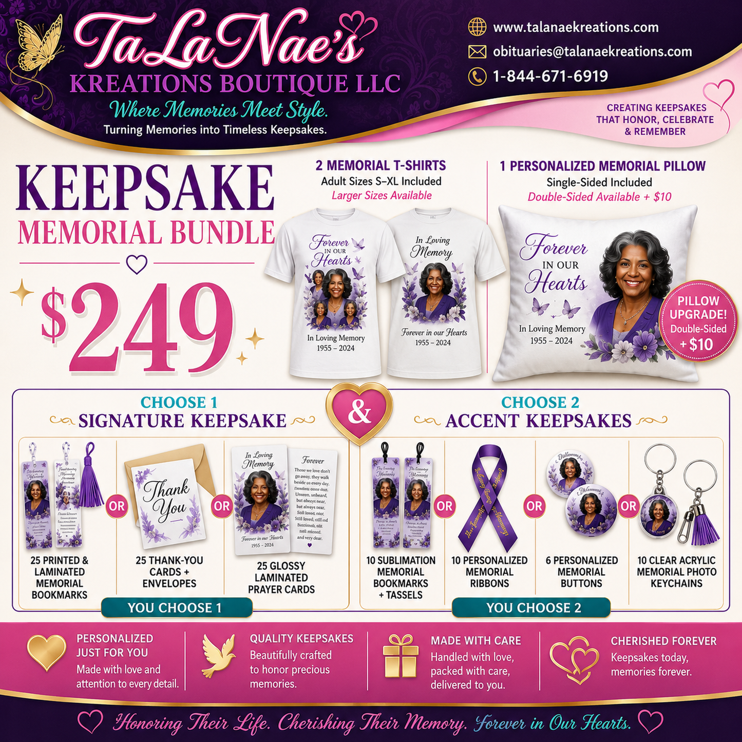 Keepsake Memorial Bundle