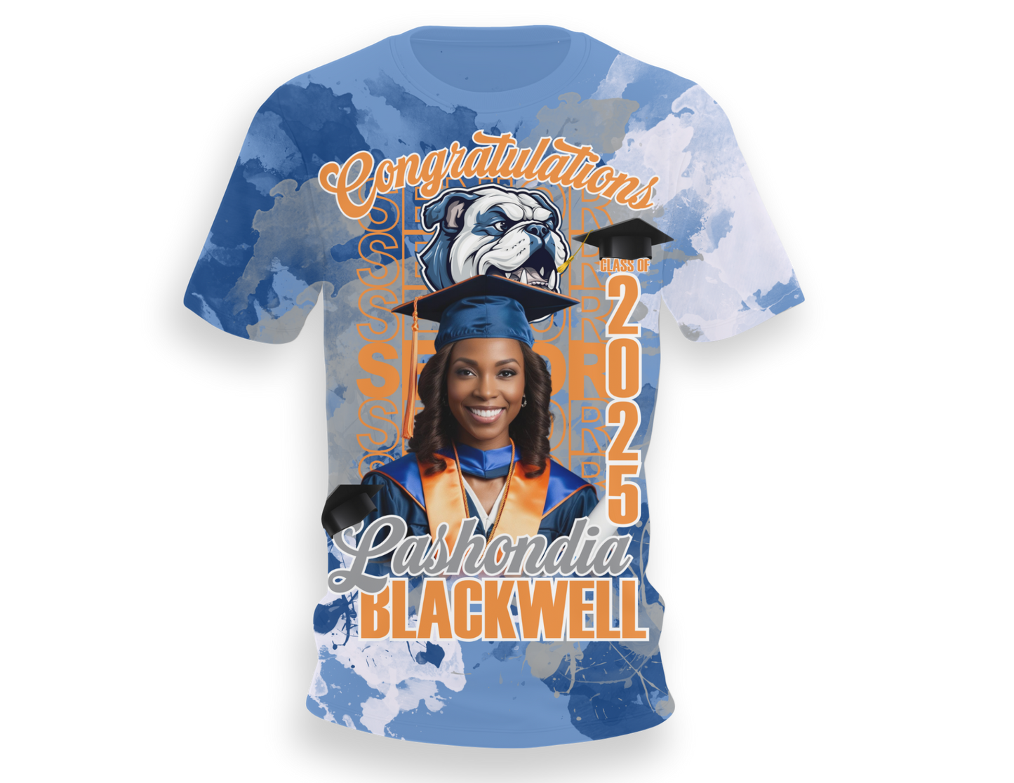 Custom Grad All Over Print T-Shirt