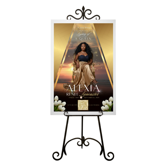 Custom Memorial QR Board – Personalized Tribute Keepsake Custom Memorial QR Board – Personalized Tribute Keepsake