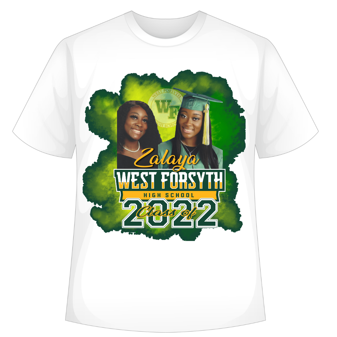 custom graduation center print