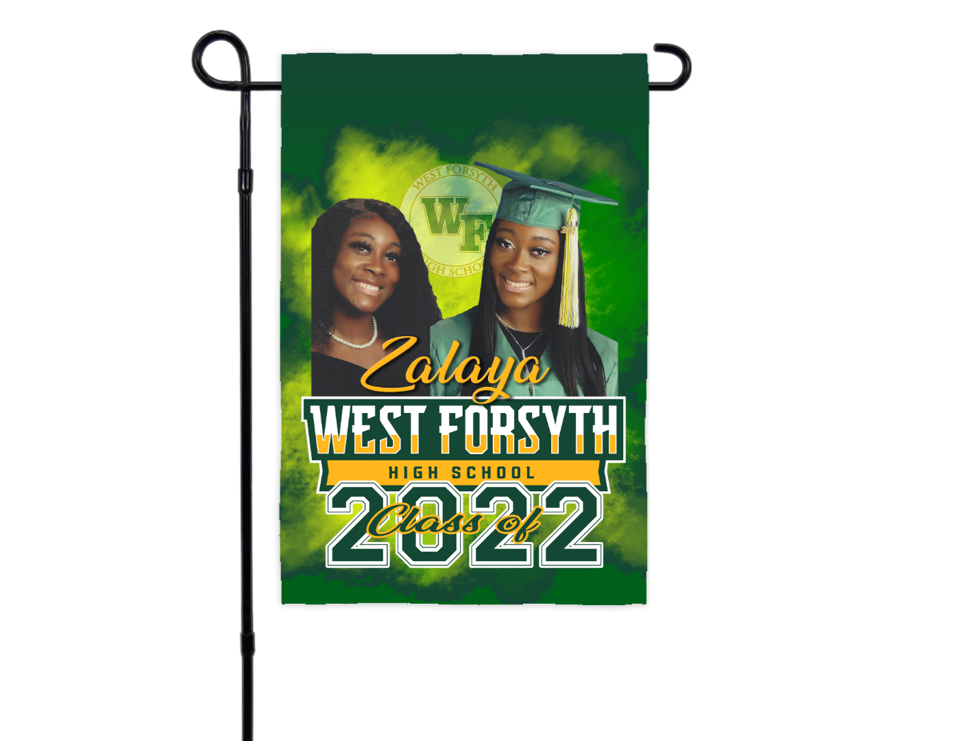 custom graduation garden flag