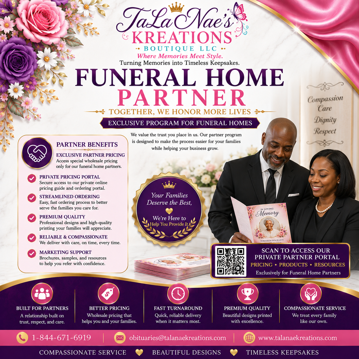 Funeral Home Partner - Custom Funeral Programs