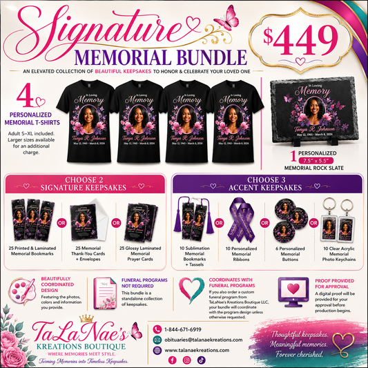 Signature Memorial Bundle