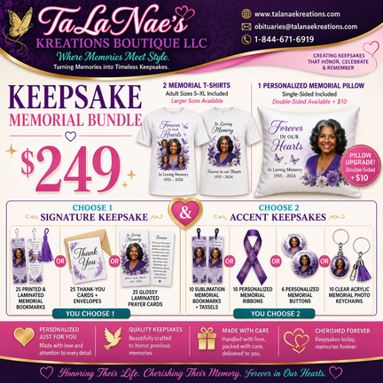 Keepsake Memorial Bundle