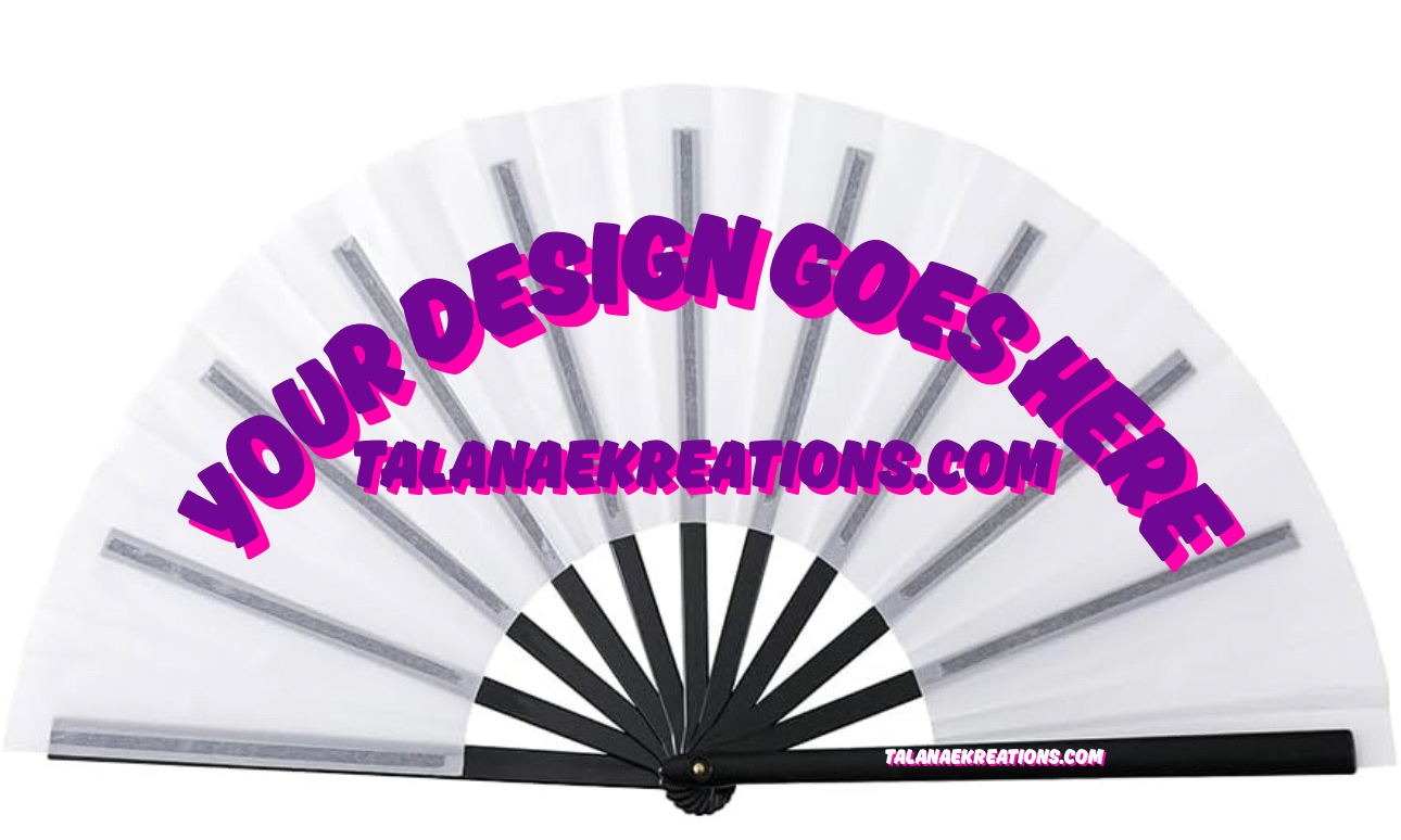 Custom Clack Fans – 13 Inch Personalized Party Fans | TaLaNae's ...