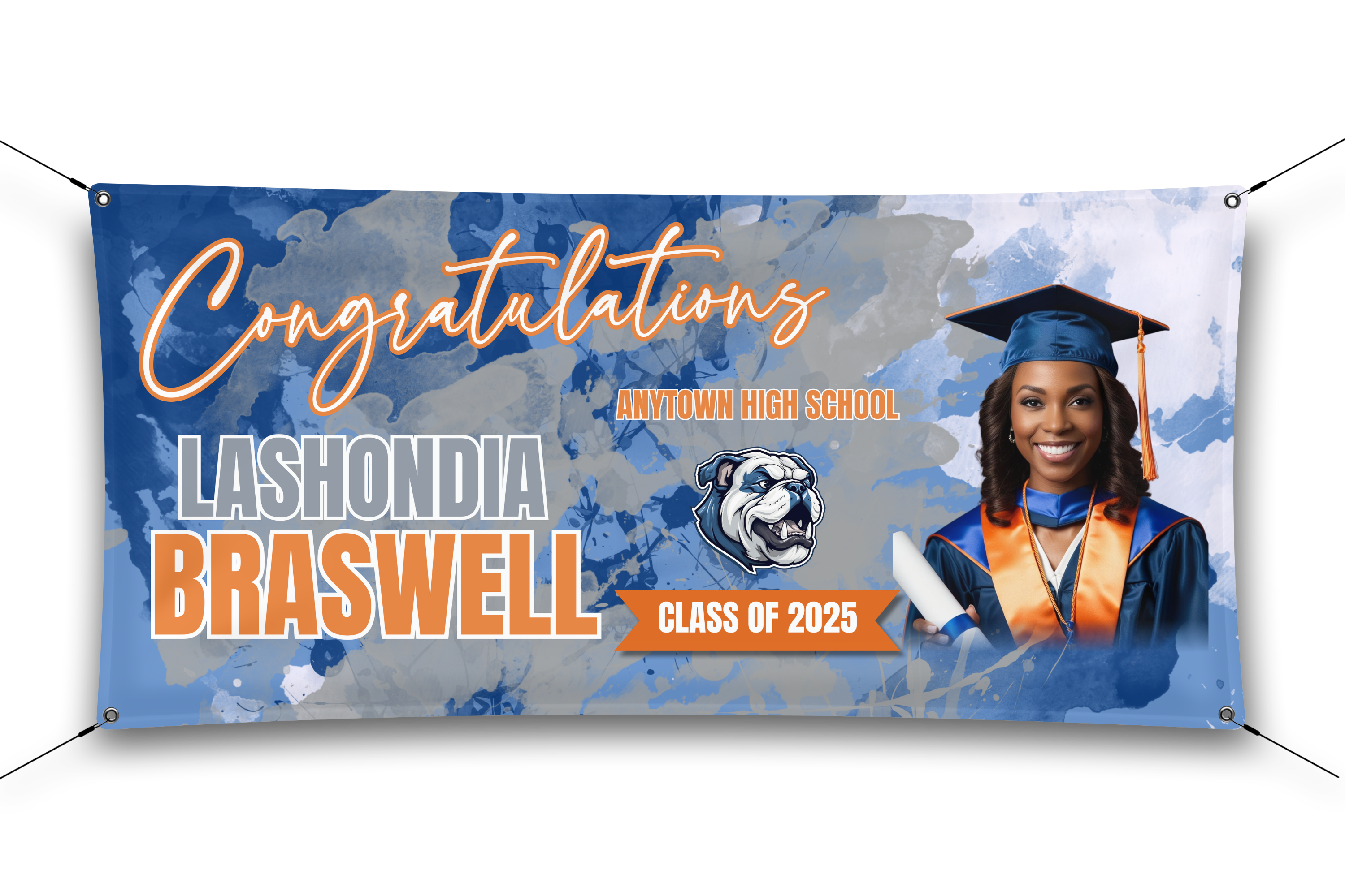 Customizable Graduation Banner Custom Graduation Banners - Personalized Photo Banners | TaLaNae's ...